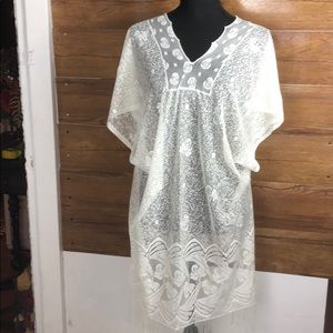 Beautiful crochet swimwear cover up for women